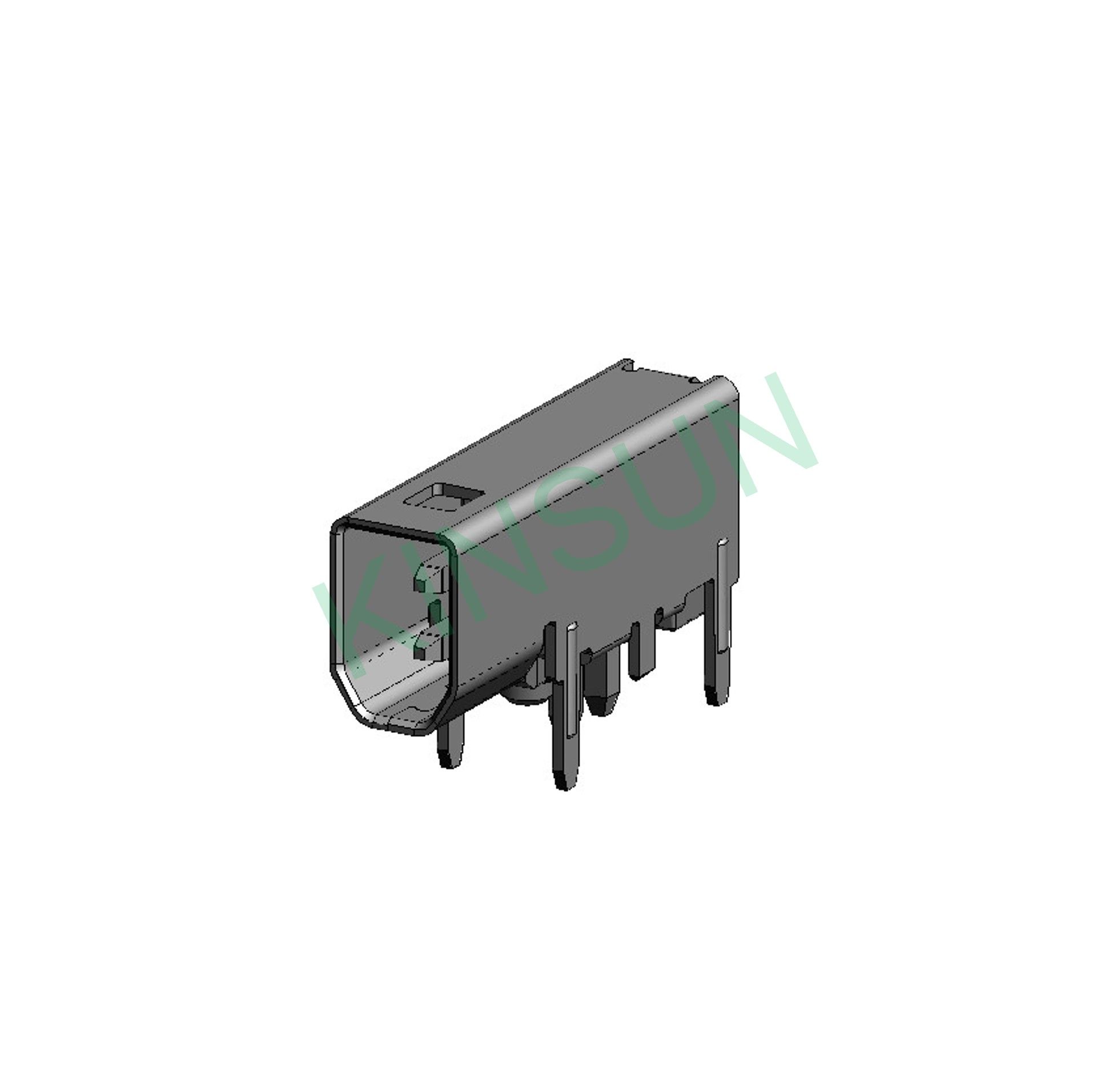 Oikeakulmainen SPE (yksiparinen ethernet) PCB-asennusliitin